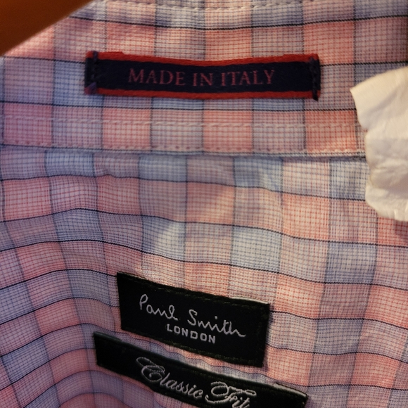 Men's Paul Smith Dress Shirt Size 16.5 Sleeve 42 - Picture 3 of 9